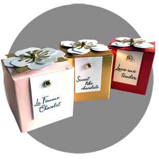 Photo de notre mini-ballotin pour la Saint-Valentin