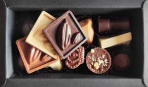 Petit coffret de chocolats