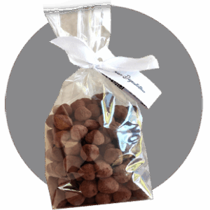 Photo noisettes chocolatées