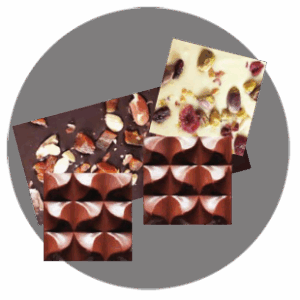 Photo tablettes de chocolat